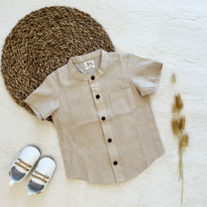 Infants Shirt: Beige